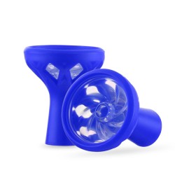 Apocalypse Μπολ Σιλικόνης και Γυαλί Μπλε